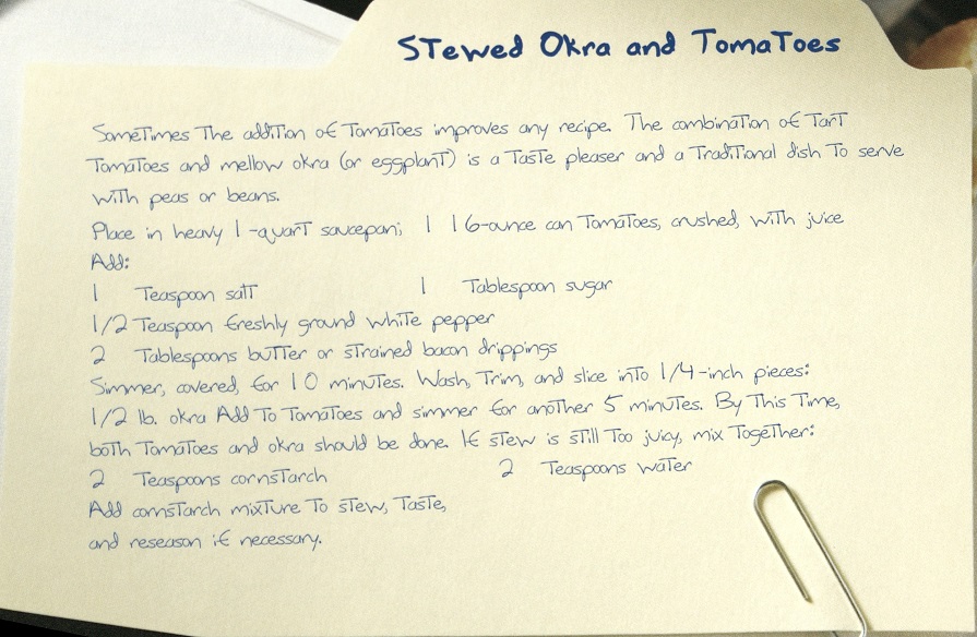 stewed okra and tomatoes recipe