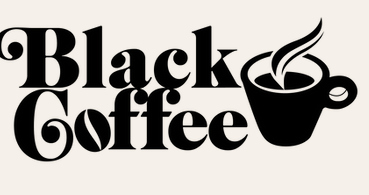 black coffee logo