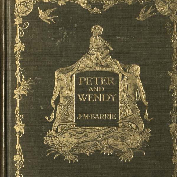 The cover of an old copy of the Peter and Wendy book.