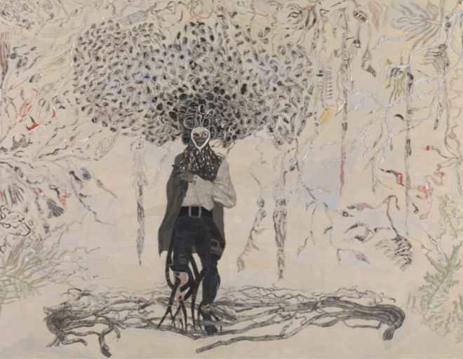 Ellen Gallagher, 2006, “Bird in Hand”
