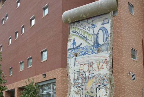 Berlin Wall piece at KSU