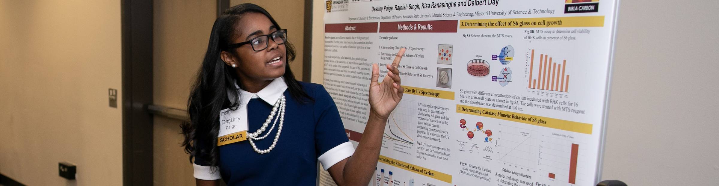 Destiny Paige, Birla Carbon Symposium top award winner