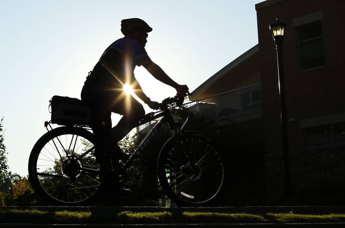 KSU PD bicycle officer