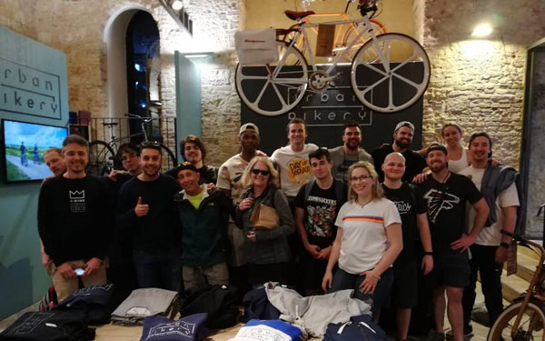 After their 35k bike ride through the Tuscan countryside with Urban Bikery