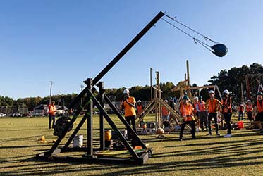 Kennesaw State students participate in annual Pumpkin Launch