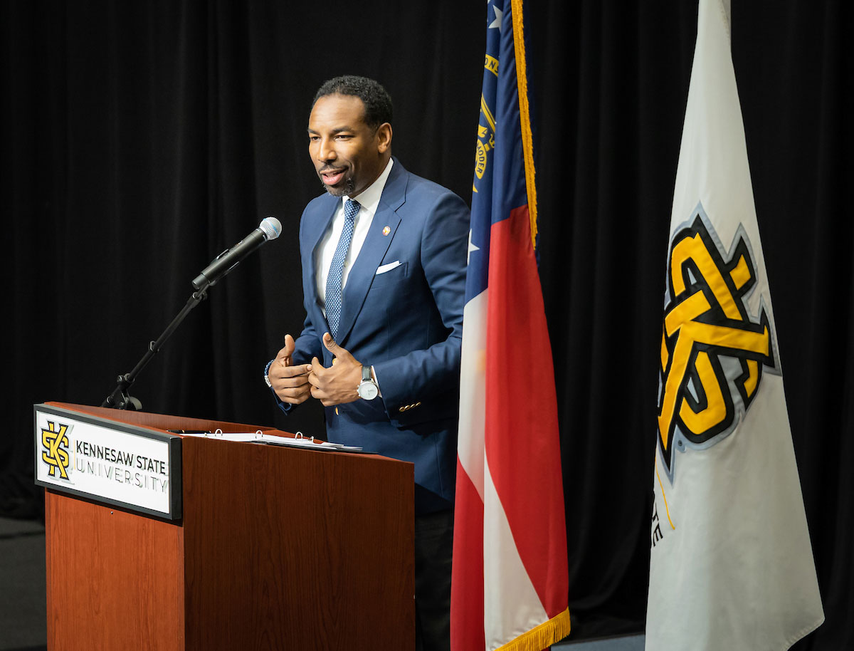 Atlanta Mayor helps kick off Kennesaw State's celebration of Martin Luther King, Jr.  