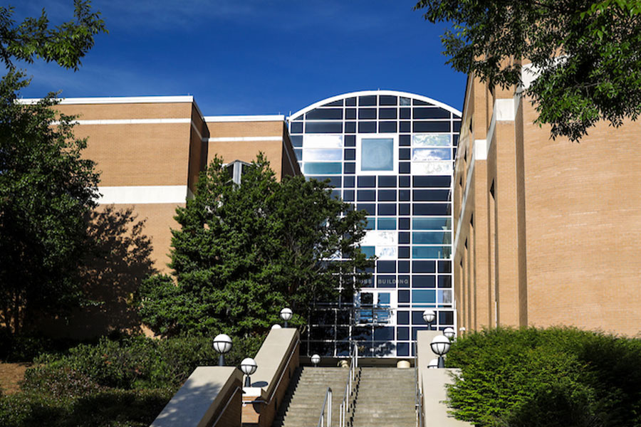 Photo of Burruss Building, home of Michael J. Coles College of Business at Kennesaw State University 