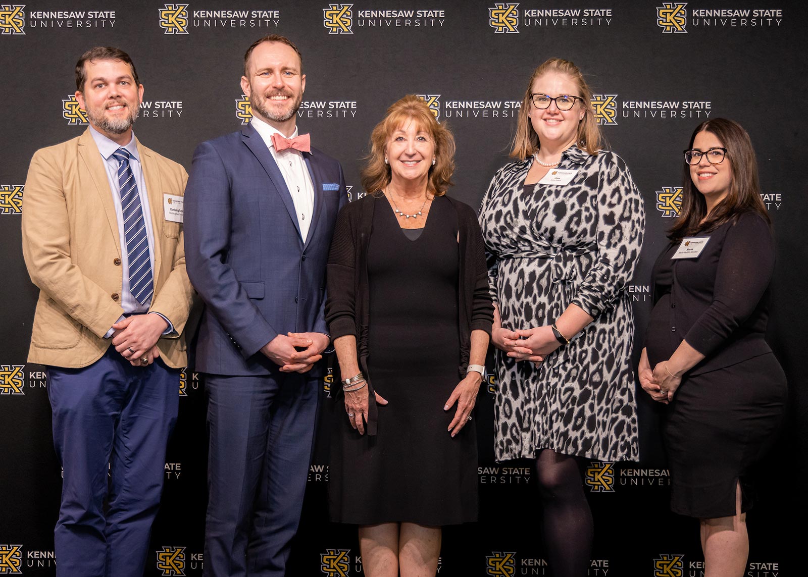 Photo of Chris Bruno, Jonathan Duke, Cynthia True, Amy Jones, Maria Badillo-Mendez 