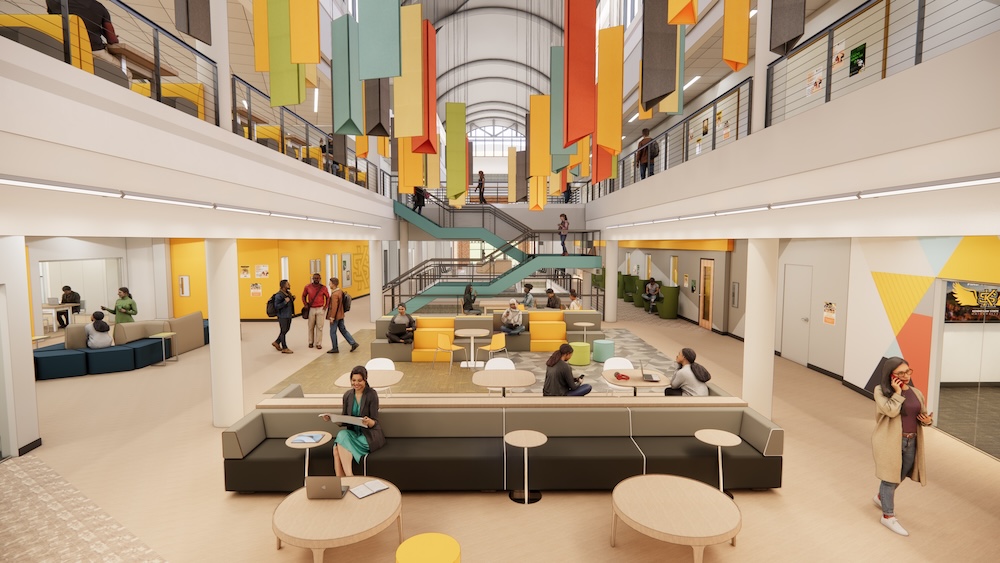 Student Center rendering