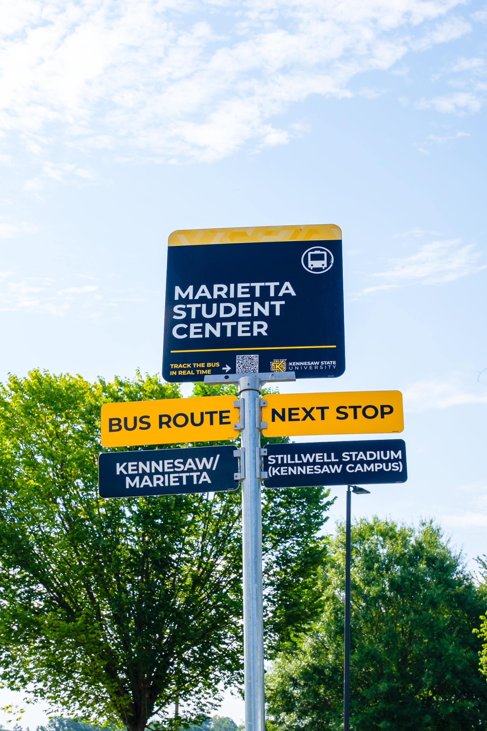 close up of ksu's parking signs