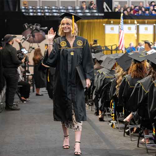 graduating ksu student.