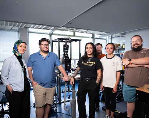 group of people at the move center.