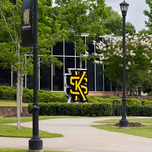 ks sign on kennesaw campus.