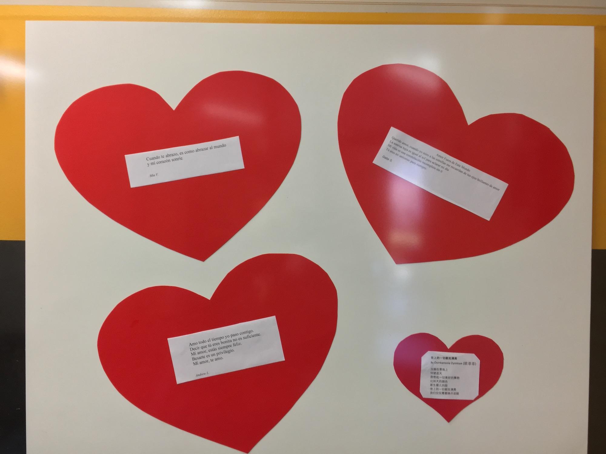  / hearts on the wall