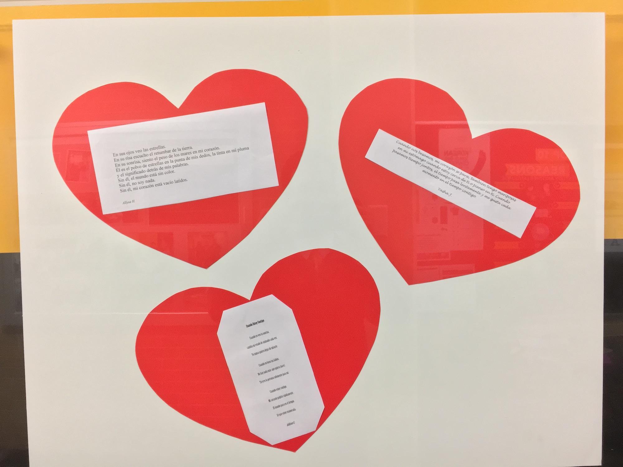  / friendship hearts on wall