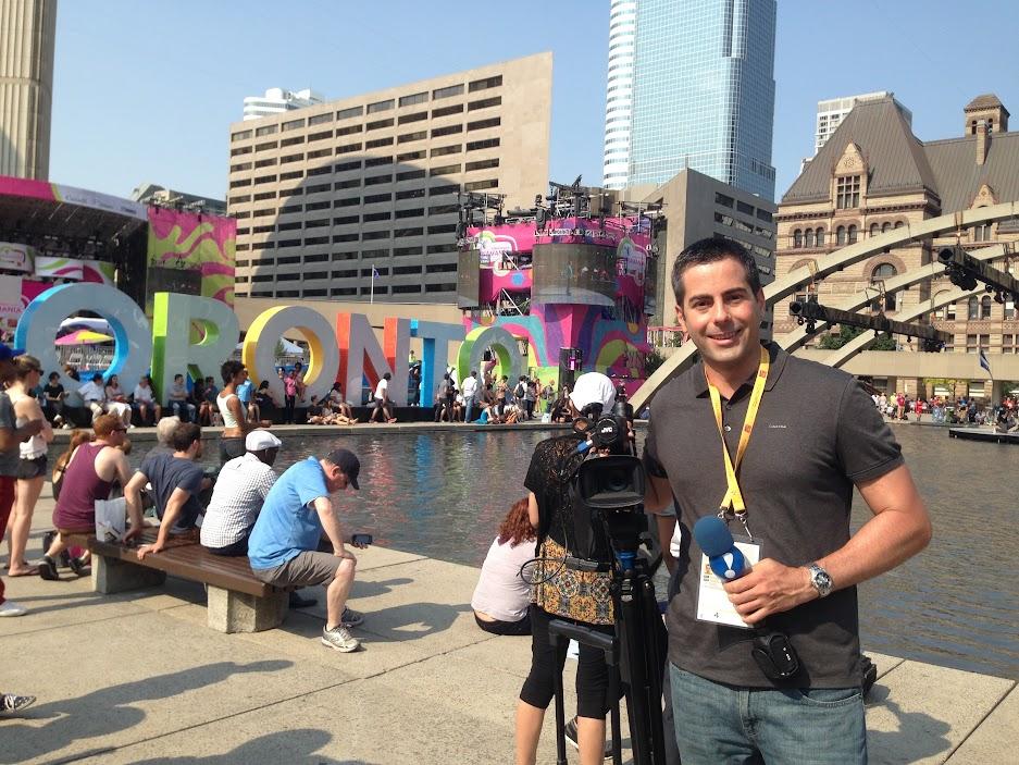  / On assignment for the 2015 Pan American Games in Toronto, Canada. Photo provided by Marcelo Medeiros.