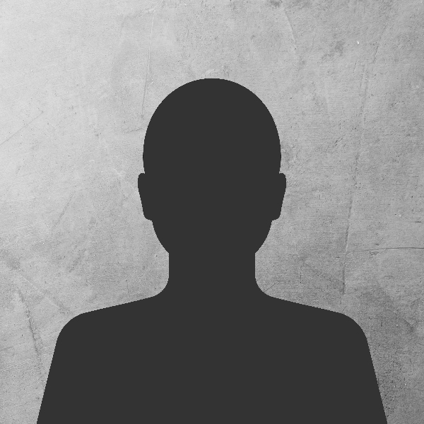 silhouette with gray background
