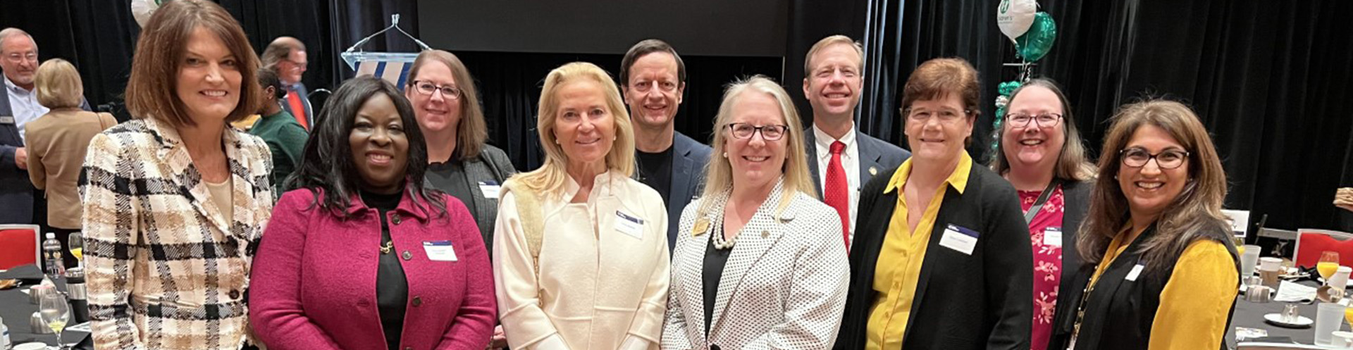 group photo of meeting at cobb chamber