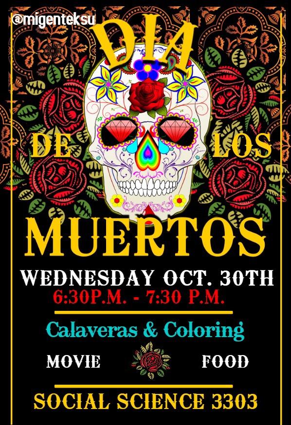 Poster image of Mexico's Dia De Los Muertos