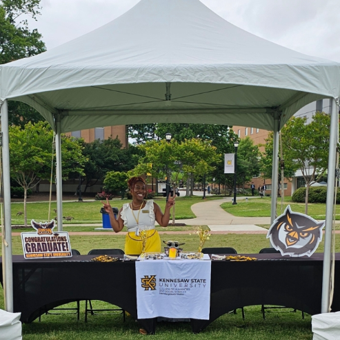 table at ISD event