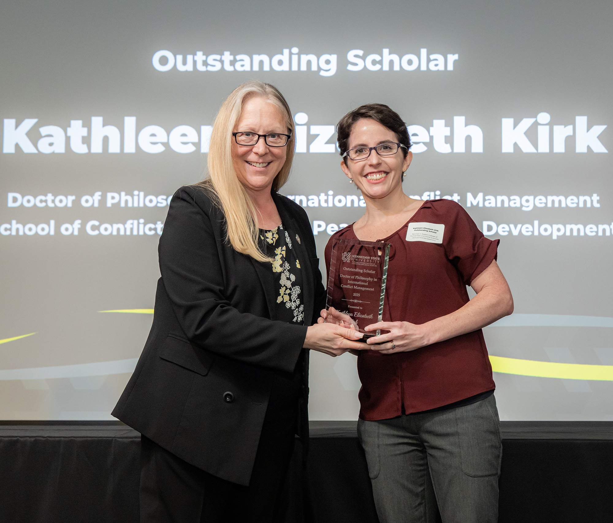 Kathleen Kirk INCM 2025 Award Winner
