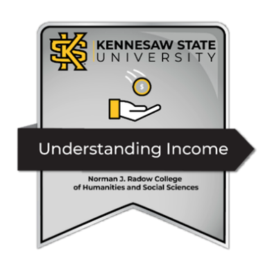 understanding income badge icon