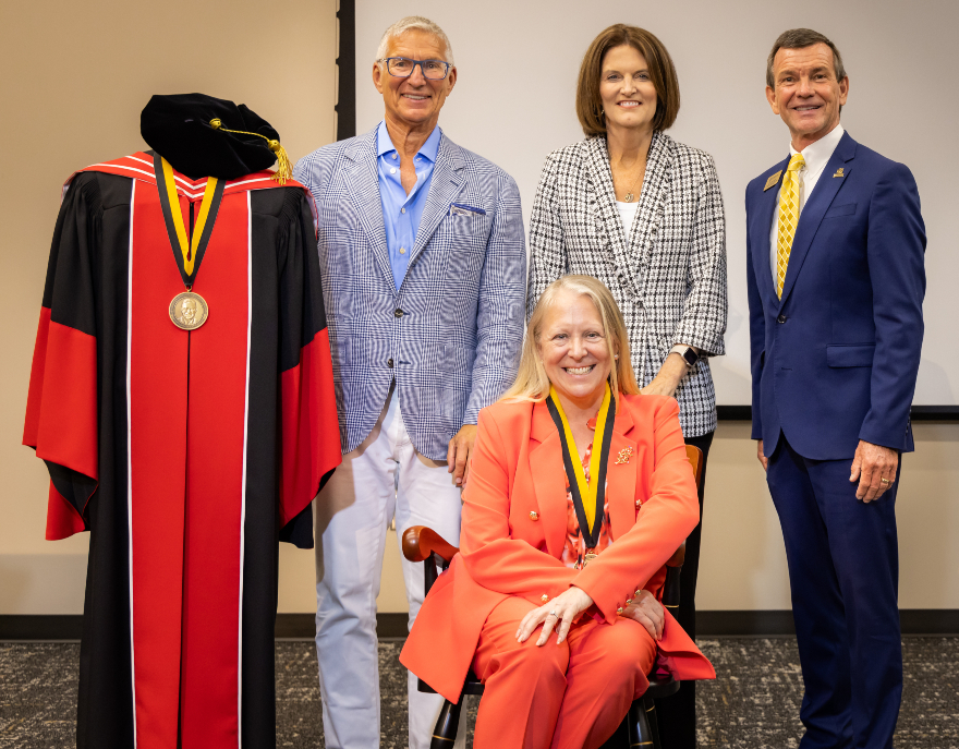 Catherine (Katie) Kaukinen was installed as the Dr. Norman J. Radow Endowed Dean’s Chair of Humanities and Social Sciences