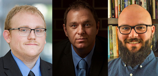 Drs. Michael Logan, Steven Windisch (Temple University) and Pete Simi (Chapman University) 