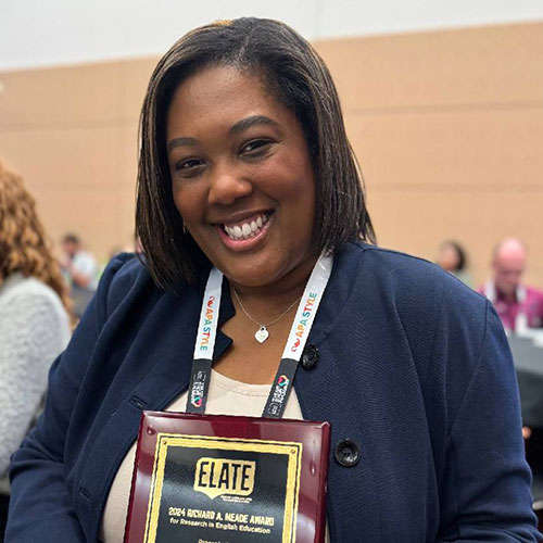 Dominique S. McDaniel, Ph.D., the Prestigious ELATE Richard A. Meade Award