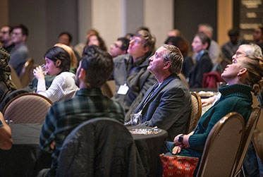 conference crowd