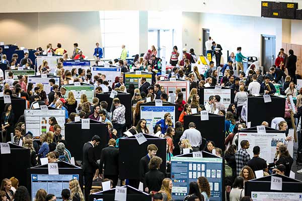 aerial view of conference