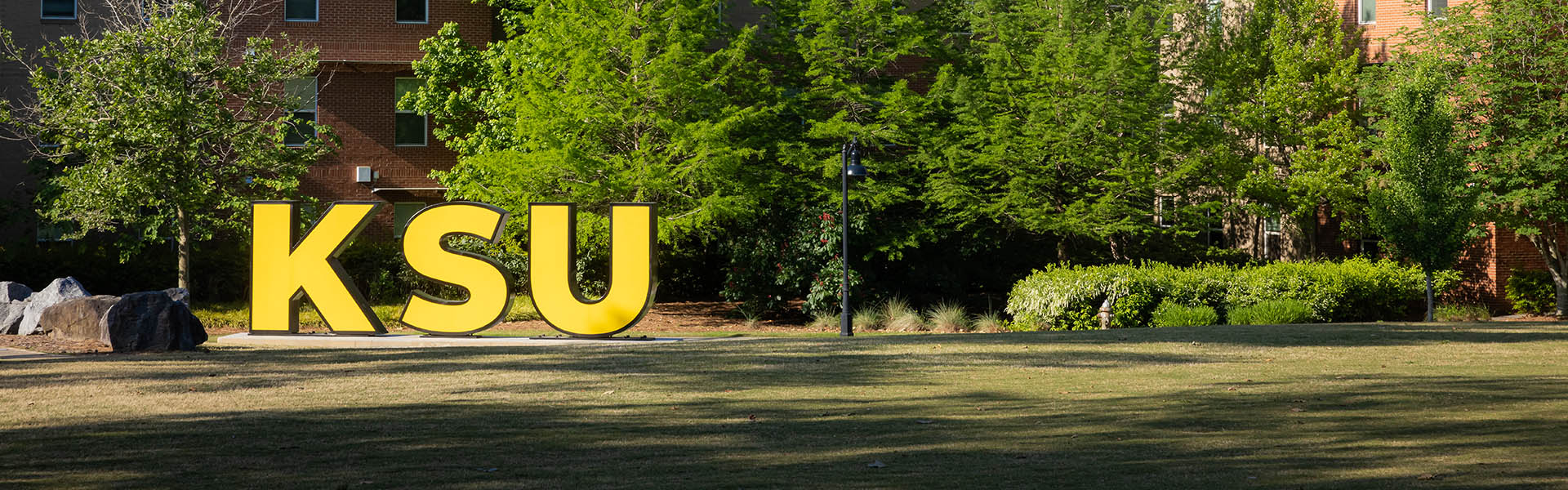 Photo of KSU sign on Marietta campus