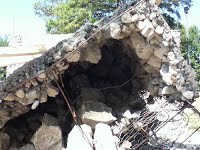 Rubble house demolition