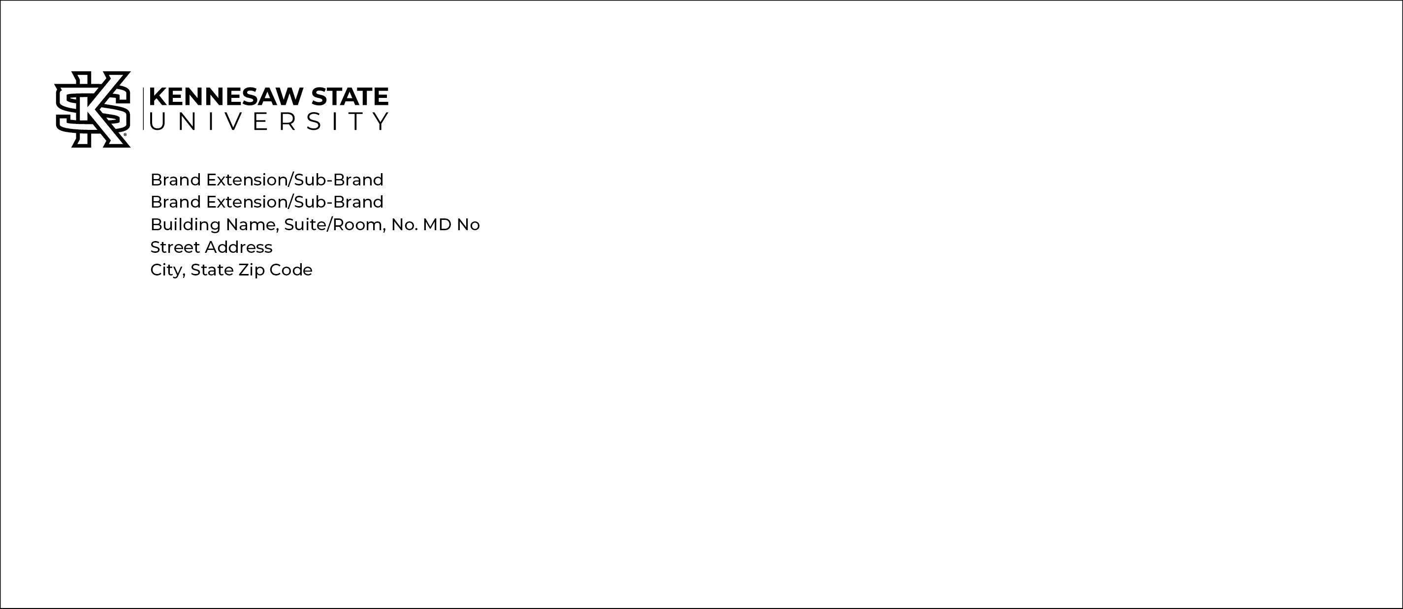 #10 Envelope (Black)