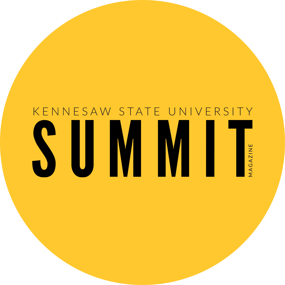 kennesaw state university summit logo on yellow background