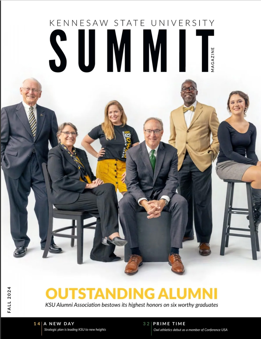 summit magazine cover with people that are interviewed in the magazine