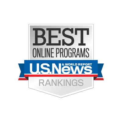 Best online programs U.S news & world reports rankings logo.