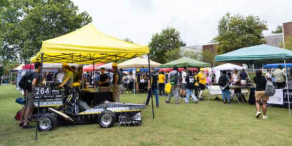 competition teams at the student involvement fair