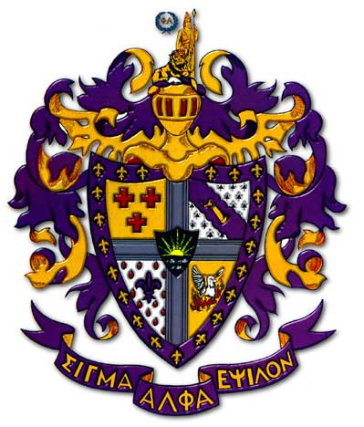 Sigma Alpha Epsilon crest.