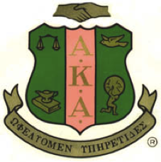 Alpha Kappa Alpha crest.