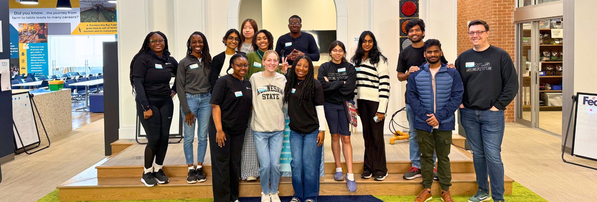 Owl Serve Students during Alternative Spring Break