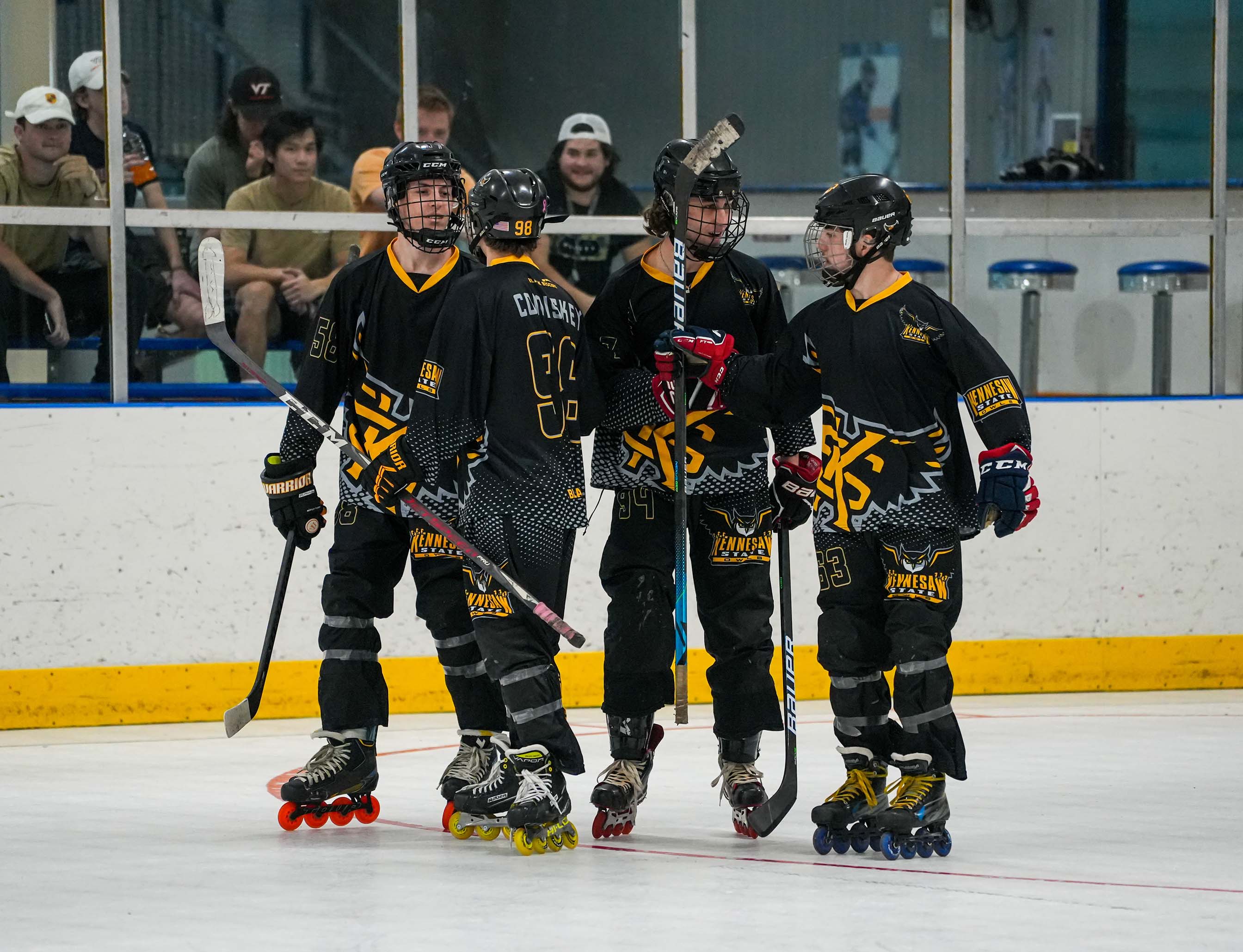 ksu club roller hockey during a game