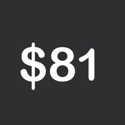 The sports recreation and parks fee is eighty one dollars.