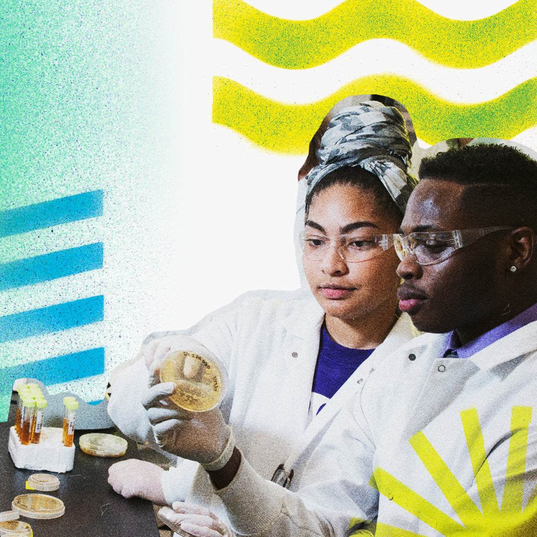 Students working in lab during Summer @ KSU