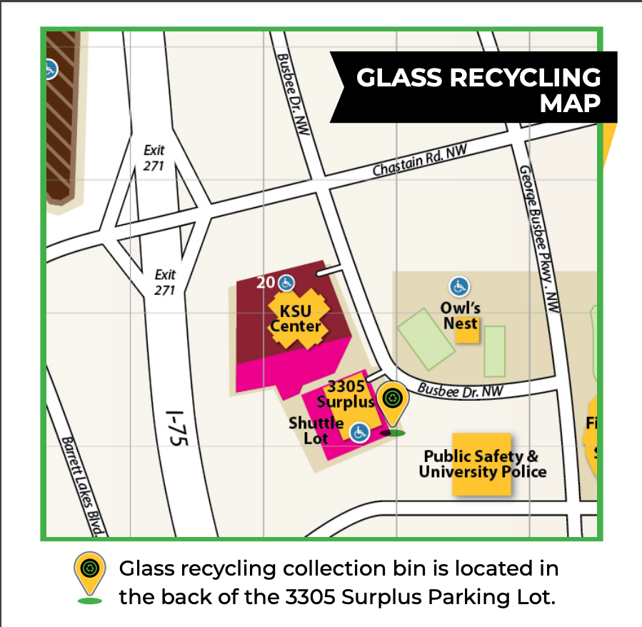 glass recycling map