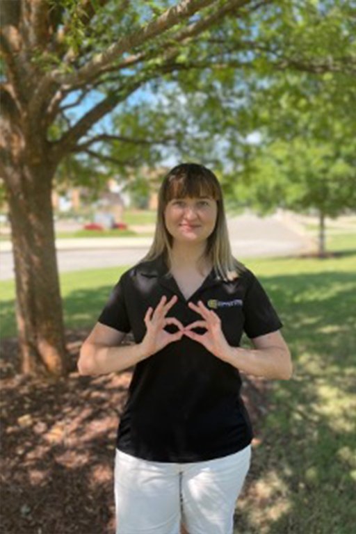 KSU tour guide Abby McGehee