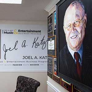 artwork of joel katz in the mebus lobby.