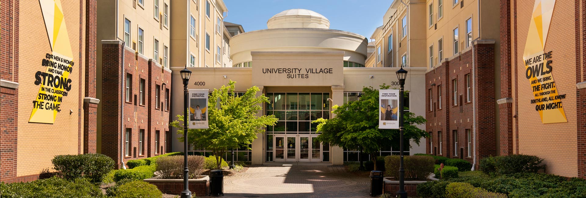 KSU main entrance to village suites