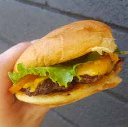 hamburger with cheese