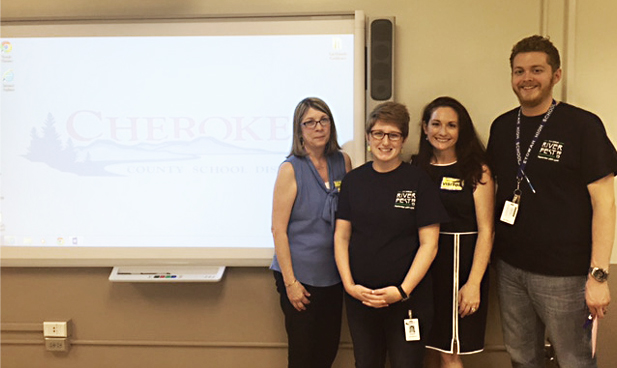 Etowah High School Writing Across the Curriculum Center Team Photo